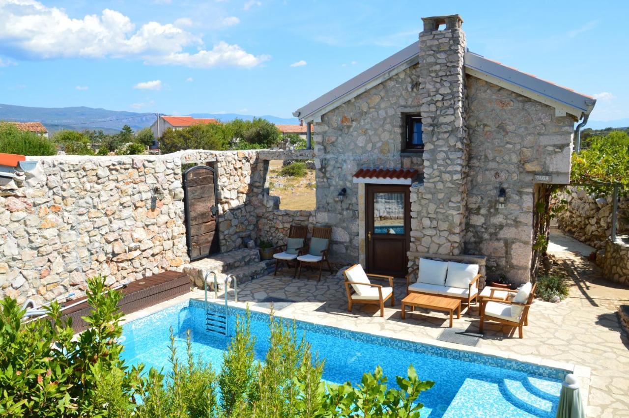 Three Sisters, Absolutely Unique Stone Houses, 200 M From The Beach Rudine  Exterior photo